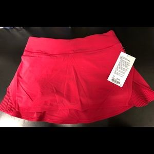 Lululemon pink athletic tennis skirt